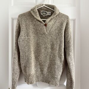 100% Wool Vintage Cambridge Dry Goods Co Pullover Sweater Size L fits like Small